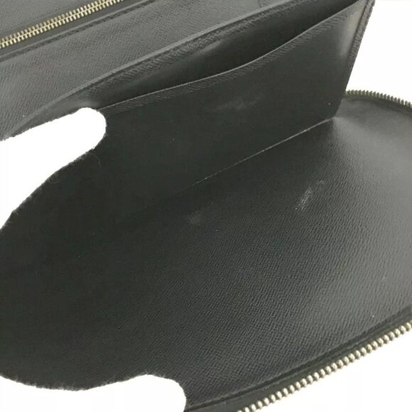 470258BA (L3) Louis Vuitton Wallet Long Organizer Ardoise Taiga Leather - Picture 9 of 10